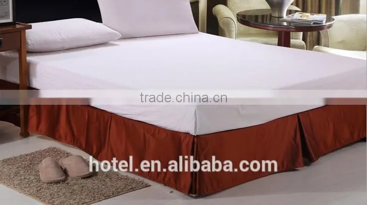 hotel bed skirt,popular bed skirt for hotel using, fitted bed skirt