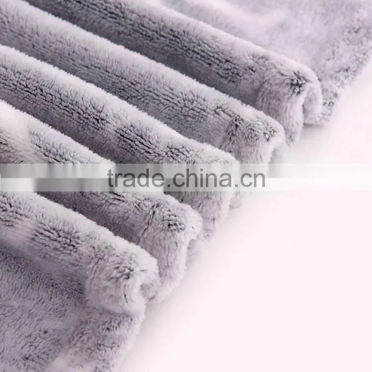 100% polyester super soft christmas elk back print flannel fleece blanket