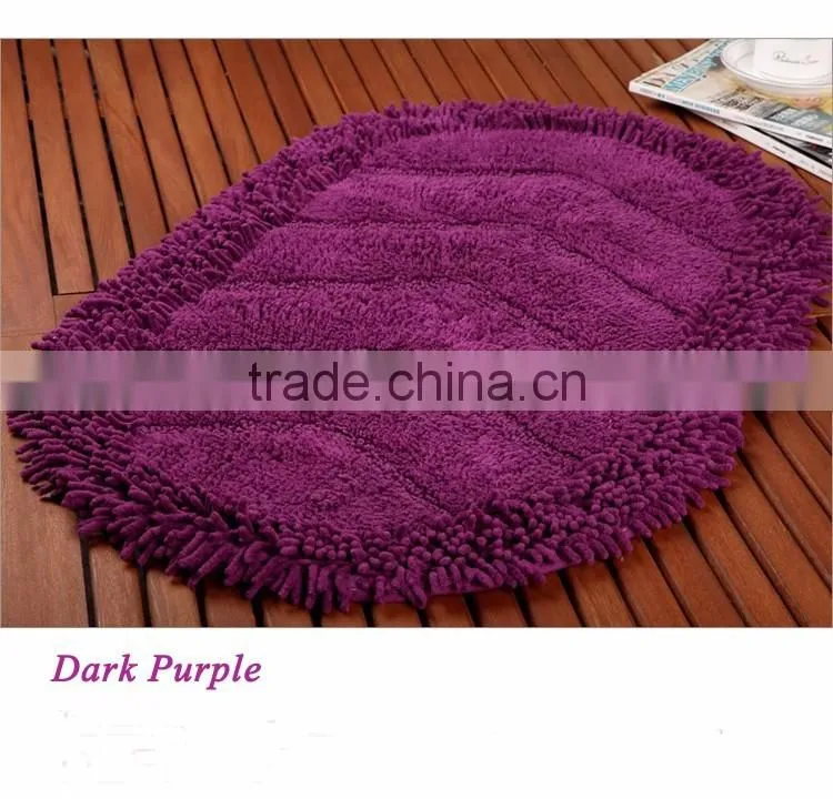 Outdoor floor mat jacquard chenille shaggy fabric