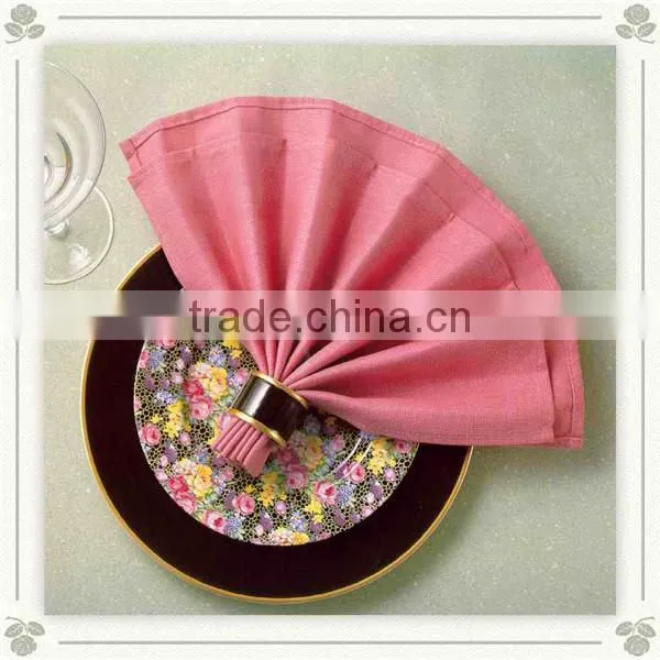 Polyester Jacquard White Hotel Table Napkin 45*45cm