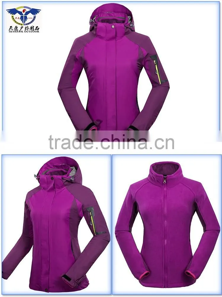 100% Polyester China Exporter Waterproof Woman Jacket In a Bag