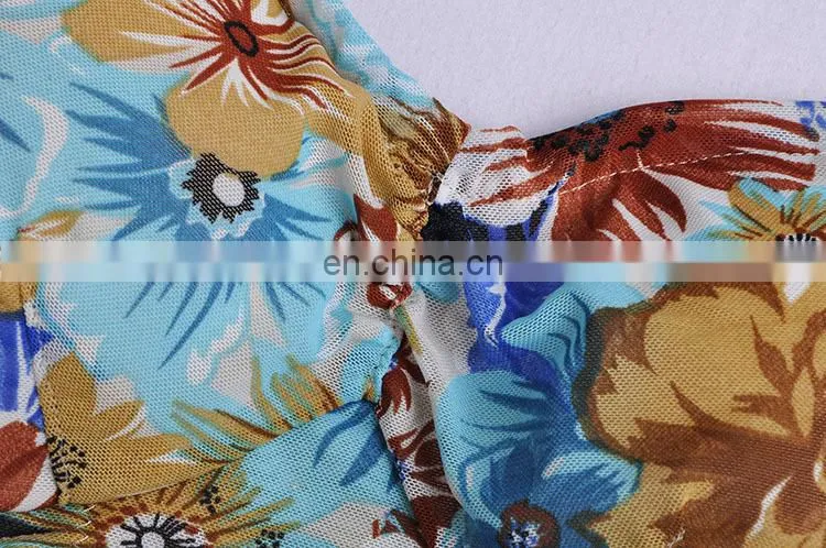 Cheap Price Beautiful Mature Women Flower Print Seamless Briefs