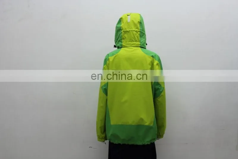 waterproof windproof breathable 3 in 1 outdoor jacket,3-layer breathable and waterproof fabric