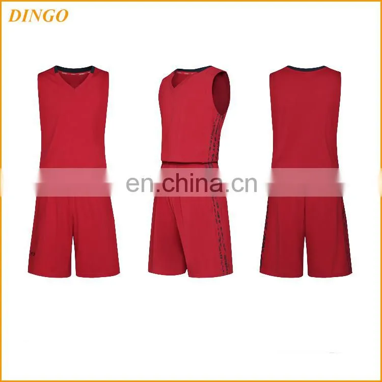 china custom design sublimated basketball jersey wear men's basketball uniform