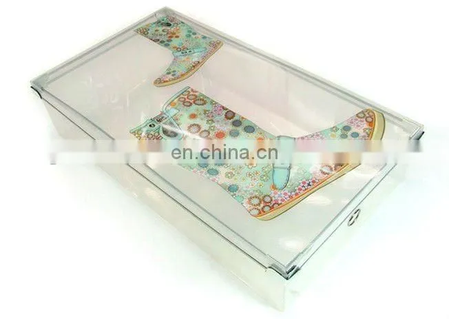 color plastic shoe box