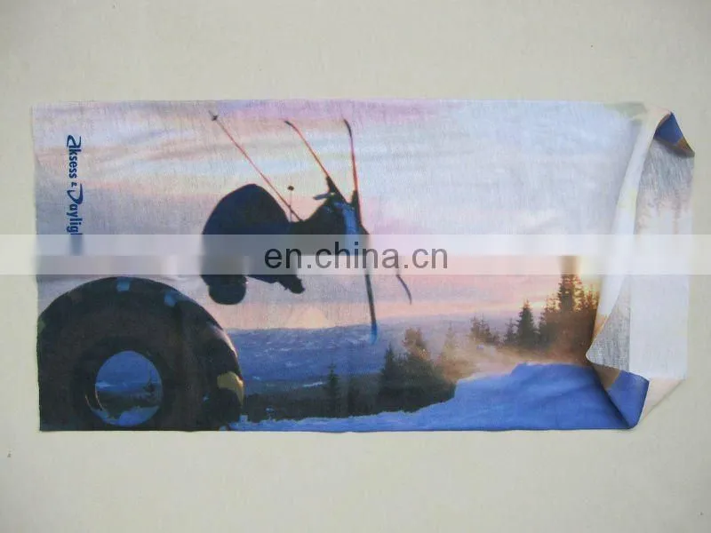 tubular bandana outdoor sports bandana cycling headwear ski bandana seamless polyester bandana