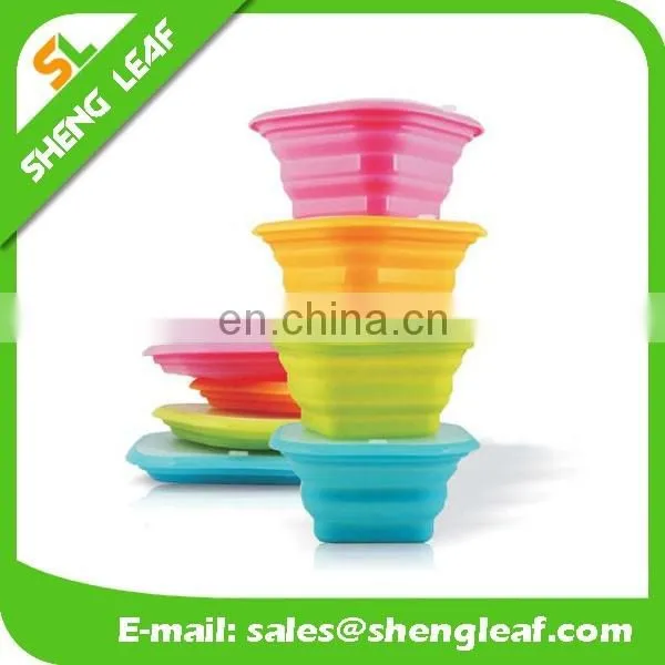 2016 hot selling foldable Silicone food bowls