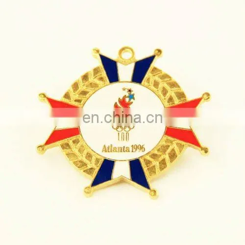 embossed golden medal
