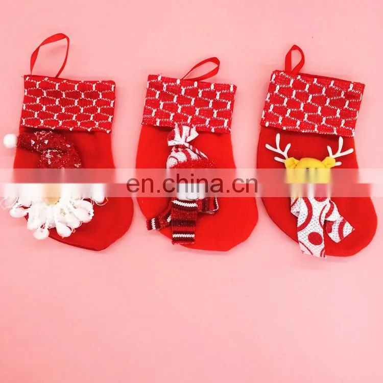 Beautiful funny christmas decorative socks