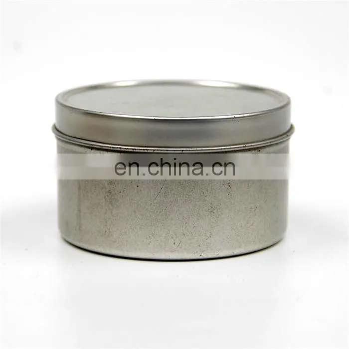Dongguan factory candle soy round cylinder screw cap aluminium tin