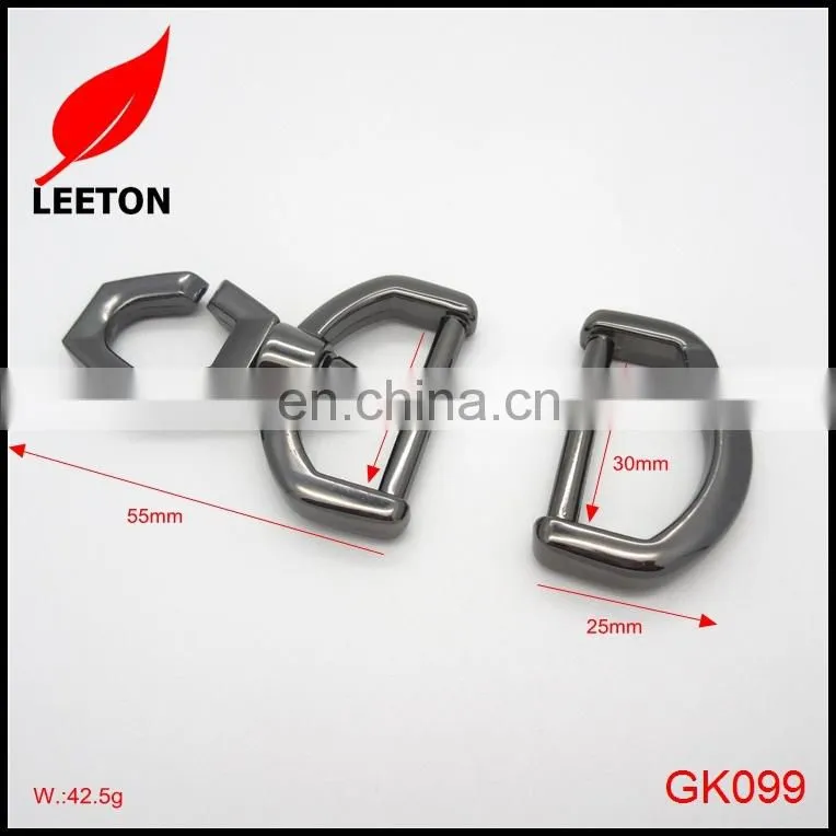 Fashion gunmetal bag swivel snap hook