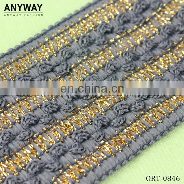 black french lace sequin tape trimming