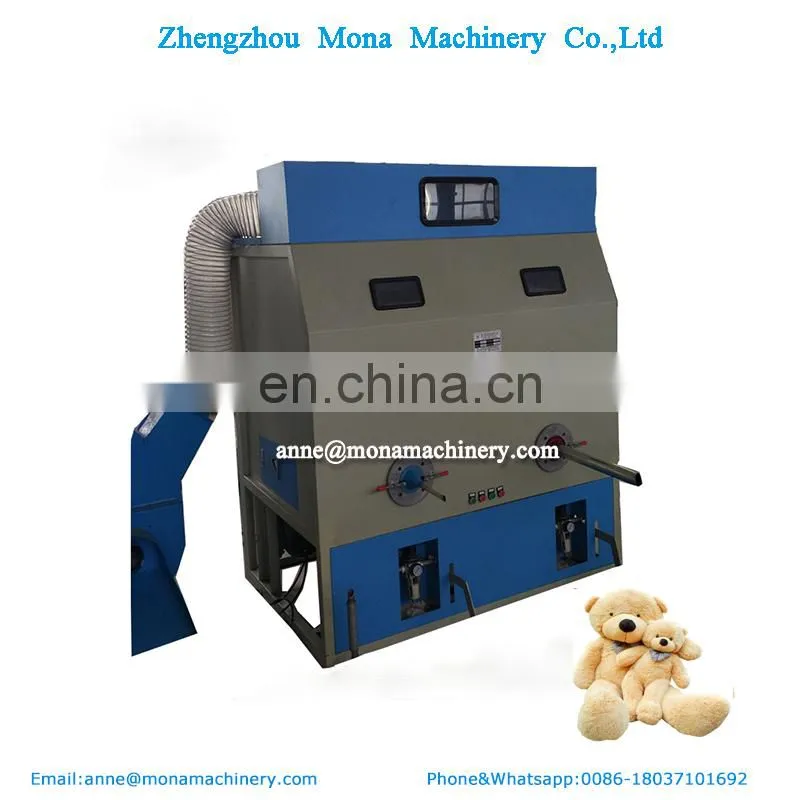 Fiber filling production line machine for soft toy , dolls fiber ball filling machine price