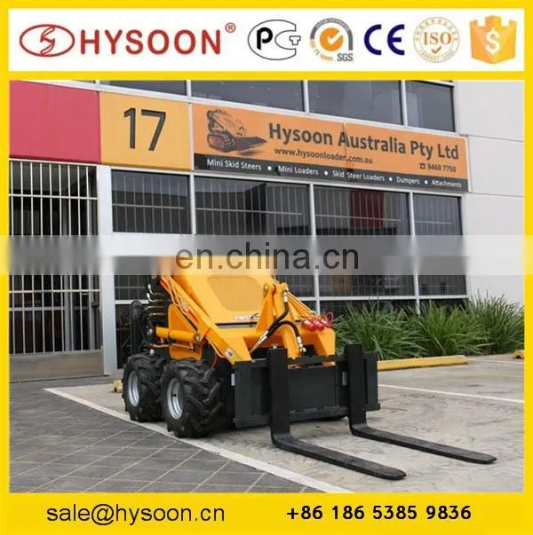 mini loader with digger