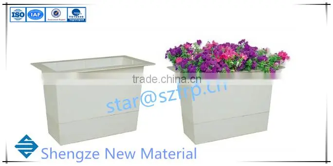 Fiberglass flowerpot/GRP flower vase/FRP box price