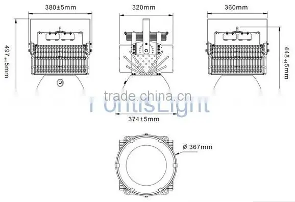 China supplier new product LED high bay light 400W