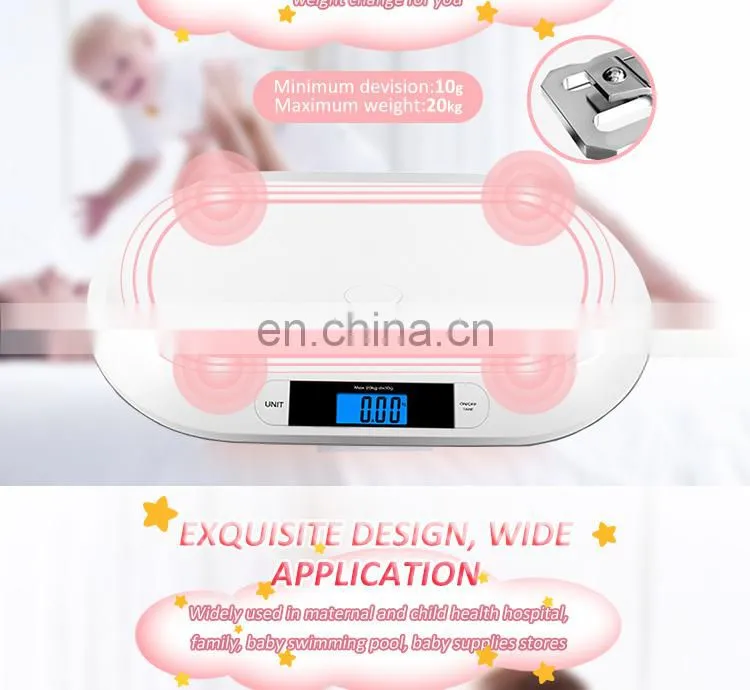Good Quality 20kg D=10g Baby Electronic Digital Weghing Scale With Heater Protector