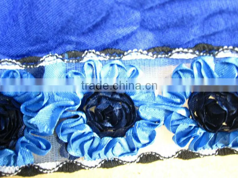 A515 Flower design 2 piece cotton Al- Amira hijabs