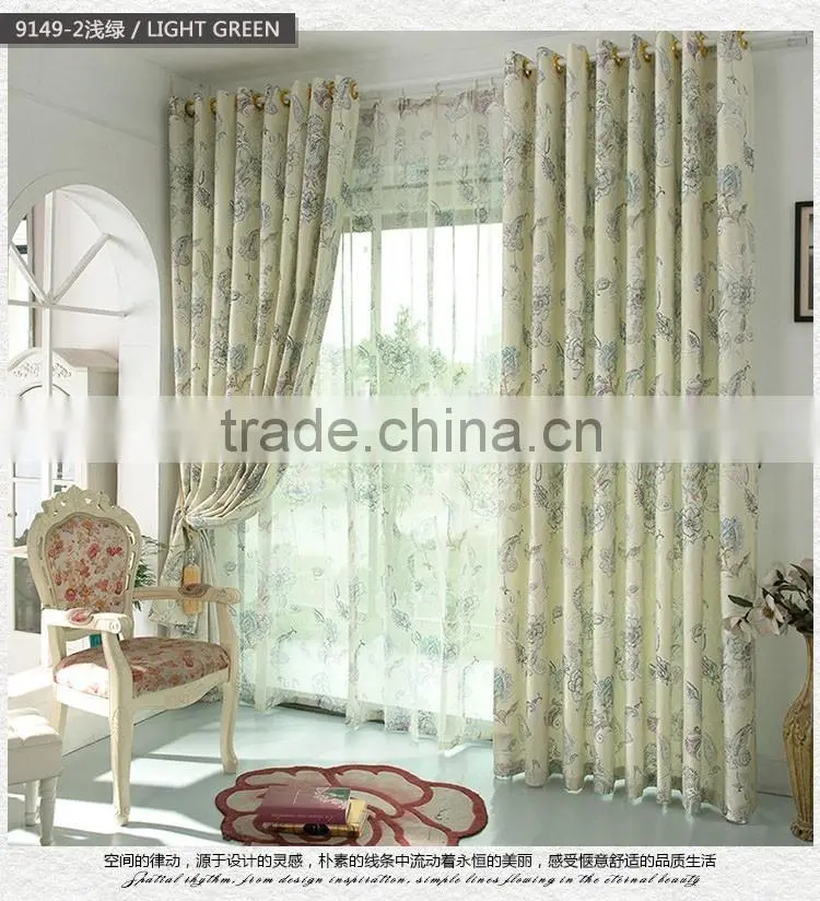 High quality hot selling fabric curtain ready made curtain