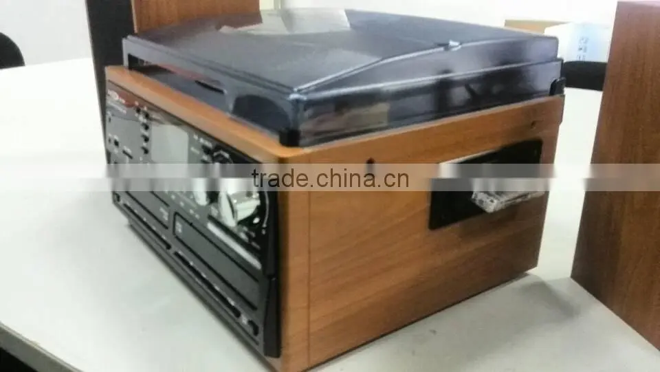 ALL IN ONE TURNTABLE WITH MULTIPLE AUDIO RECORDS /DOUBULE CD RECORD PLAYER/ CD ENCODING TURNTABLE/HIGH END CHOICE