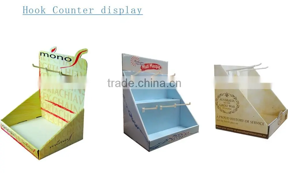 recyclable cardboard perfume display rack/retail display racks
