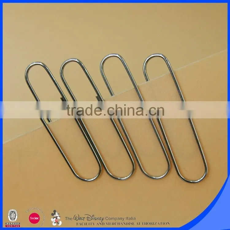 Variety color imprinted on pp box package normal paper clip silver nickel