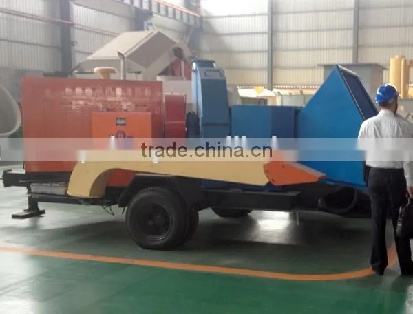 10-20t/h mobile wood chipper shredder (CE)
