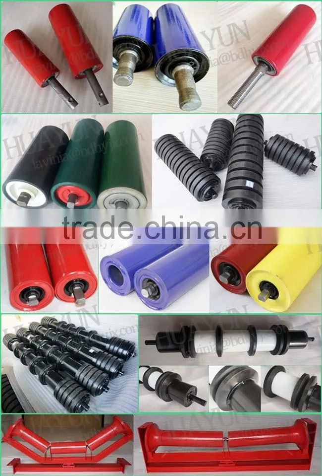 89mm Dia Dust Proof Carrying Idler Steel Conveyor Belt Idler Roller of Belt Conveyor