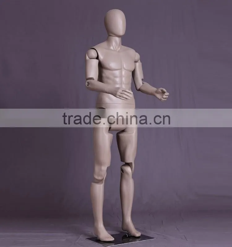 full body fiberglass flexible male mannequin