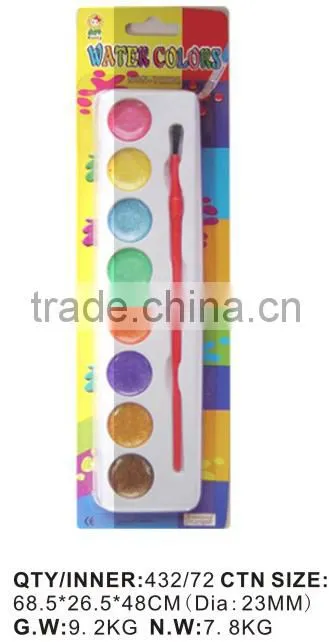 TARGET audited supplier,damp-dry metallic watercolor set