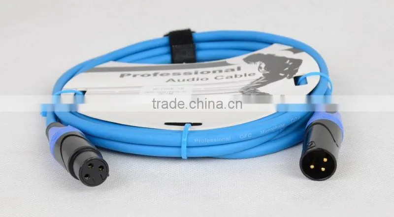 10ft low noise 6.0mm microphone cable with pvc shielded MC199B-3M