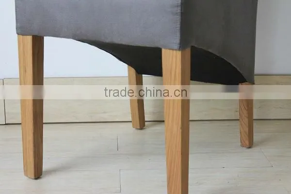 RCH-4065-2 Vintage Wood Stacking Chairs Fabric Dining Chair