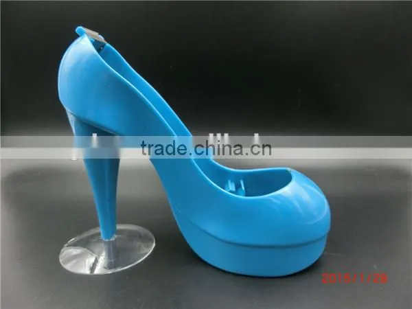 2015 New for students or office use high heel shoes shape tape dispenser