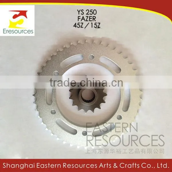 Motorcycle Sprocket and Chain YS 250 FAZER 45Z / 15Z