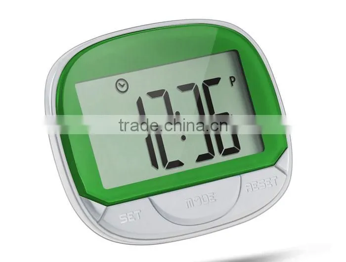 Pocket with belt clip calorie walk mate step counter