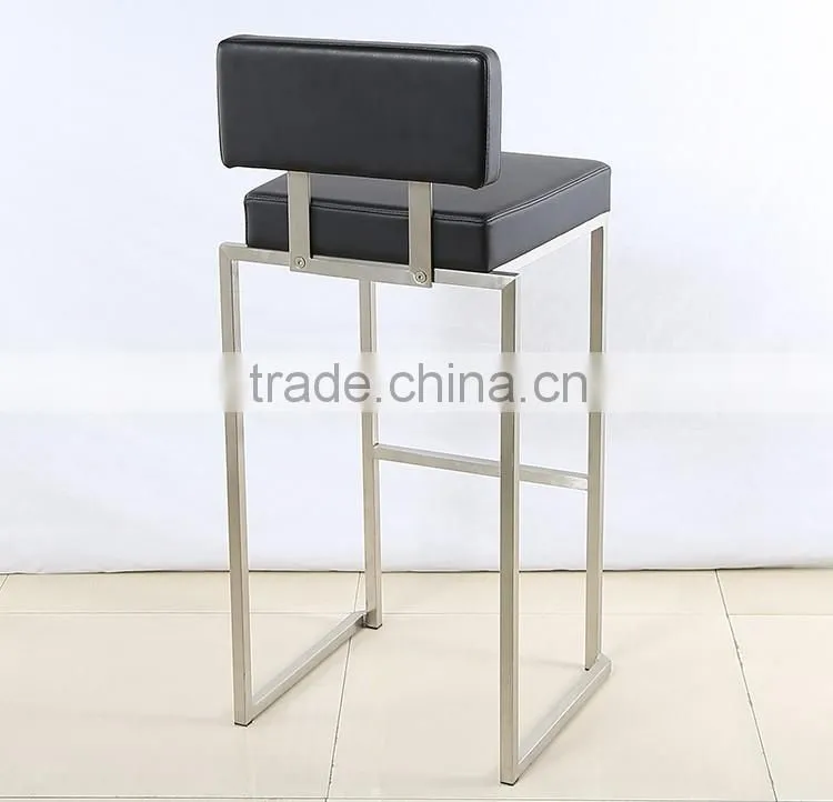 black leather metal bar stool with trade assurance
