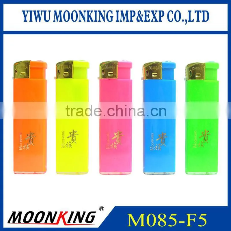 plastic cigarette gas lighter ,refillable windproof lighter with custom logo printing