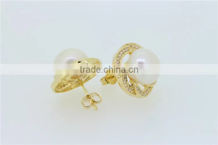2015 Newest Pearl 925 Silver Earring