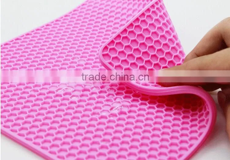 2015 Honeycomb shaped Silicone mat/pot pad