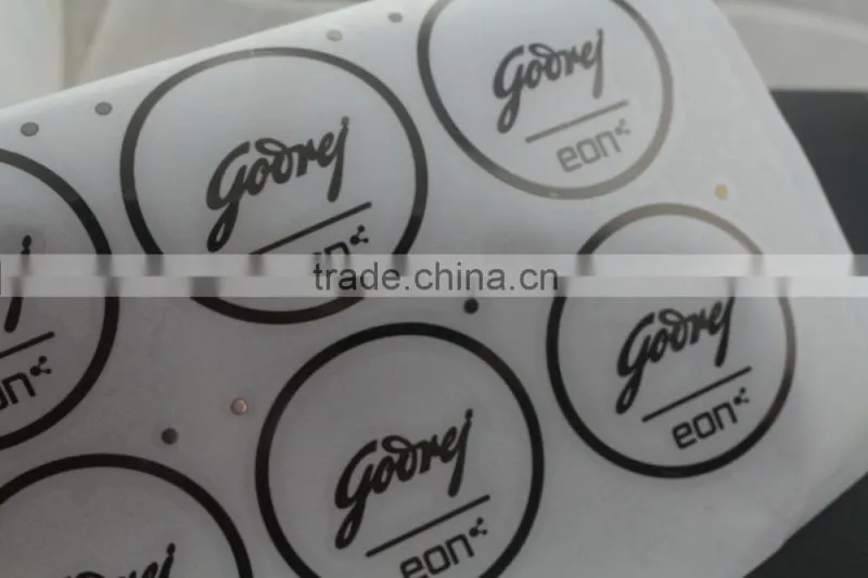 2014 custom metal logo clock wall sticker