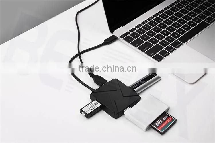Extension USB 3.1 Type C + USB 3.0 Hub Converter Power Charge Adapter