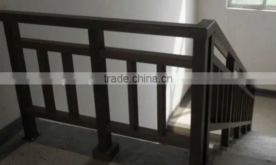 Waterproof Outdoor wood texture wpc foam balustrade