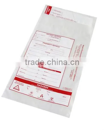 customized plastic die cut shopping bag/trash bag/garment bag