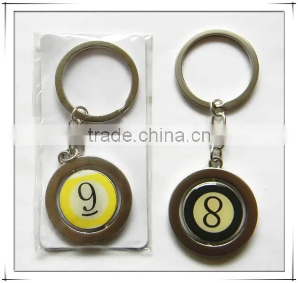 keychain billiard ball,billiard ball keychain,billiards keychain
