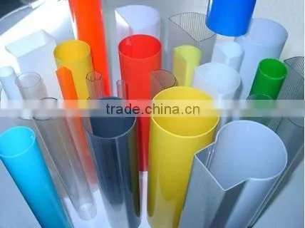 PVC Transparent square tube/clear tube