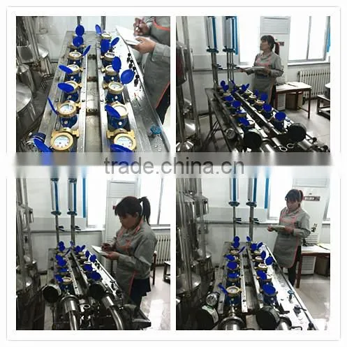 Single jet brass water meter water meter factory