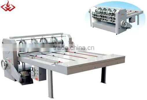 semi-auto slotter machine/corrugated carton package machine
