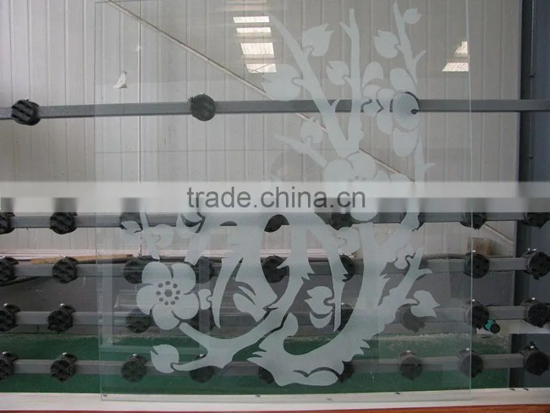 Hot Sale vertical automatic glass sandblasting machine