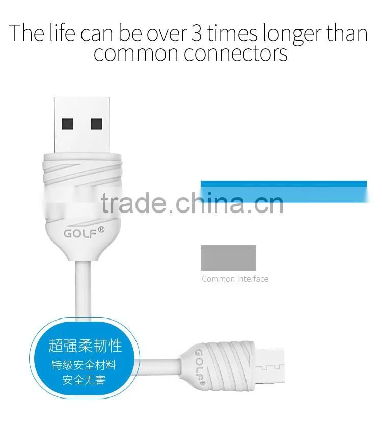 GOLF 1m Pineapple Series Micro USB Cable for s7 edge/s7 2.1A Quick Charging and data cable For Huawei/Nokia/HTC/Xiaomi