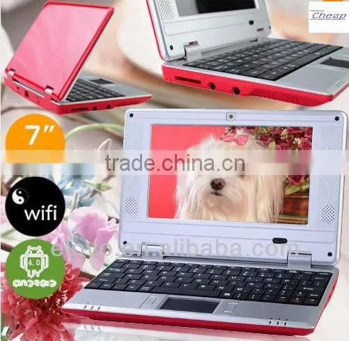 Shenzhen Cheapest 7 inch laptop wm8850 with 4GB Nand Flash